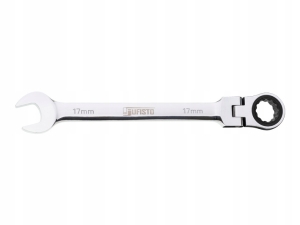 KLUCZ PŁASKO-OCZKOWY Z PRZEGUBEM I GRZECHOTKĄ 17MM