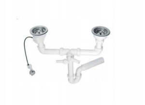 SYFON 35 2 KOMORY PRZELEW KORKIEM AUTOMAT BIAŁY