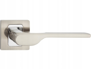 RITA LL KLAMKA KWADRATOW SZYLD ROZETA SATYNA CHROM