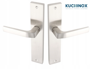 BINGO KLAMKA DRZWIOWA DŁUGI SZYLD PEŁNYM SATYNA