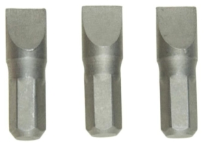 KOŃCÓWKI PŁASKIE SL5 x 0,8 x 25mm 3szt BITY BIT