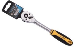 GRZECHOTKA 3/8'' 72 ZĘBY CRV 6140 RĄCZKA KOLOR