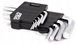 KLUCZE IMBUSOWE KRÓTKIE CRV 1.5-10MM 9CZ KI9P KI8A