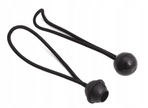 GUMA NAPINACZ Z KULĄ BALL BUNGESS 10SZT CZARNE15CM