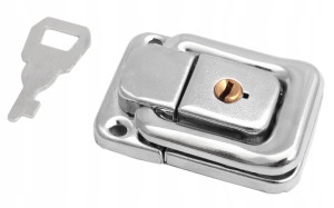 ZAMEK DO SKRZYŃ WALIZEK I KASET XLJ402 CHRO KLUCZ