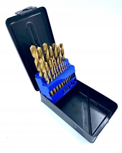WIERTŁA DO METALU 19CZ 1.0-10MM HSS TYTAN KAS MET