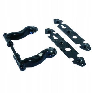 KLAMKA DRZWIOWA KUTA OZDOBNA NKK 72/WKŁ KWDR:8MM