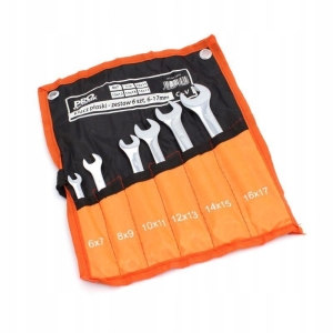 KLUCZ PŁASKI ZESTAW 6SZT 6-17MM CR.V PRO-TECHNIK