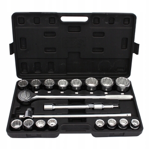 KLUCZE NASADOWE W WALIZCE 21CZ 3/4' 12 KĄT 19-50