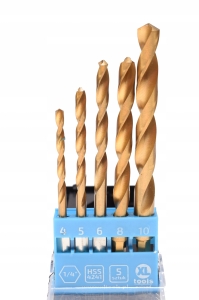 WIERTŁA DO METALU HSS BIT DO WKRĘTARKI 1/4' 4-10MM