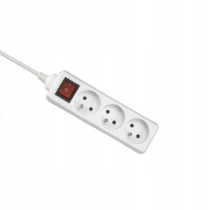 PRZEDŁUŻACZ DOMOWY 1.5M 3GN. Z/U WYŁ. EPS-301.5W