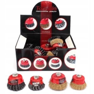 SZCZOTKA DRUCIANA DOCZOŁOWA ZESTAW 65 75 GARNKOWA