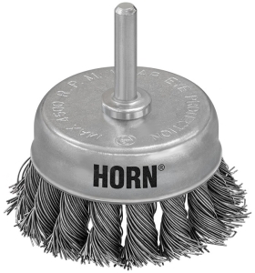 SZCZOTKA DOCZOŁOWA Z TRZPIENIEM SPLATANA 100MM