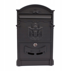 SKRZYNKA NA LISTY ODLEW RESIDENCE MAŁA CZARNA