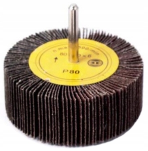 ŚCIERNICA LISTKOWA NA TRZPIENIU 60X30MM GR 80