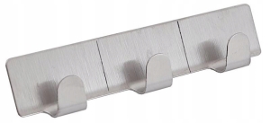 WIESZAK SAMOPRZYLEPNY 3-HAKOWY 2.5*12CM1.0CM