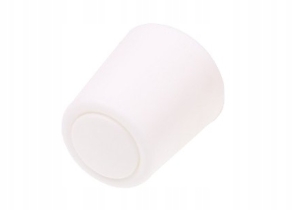 ODBOJNIK DRZWIOWY Z KLAPKĄ 22/27X30MM BIAŁY