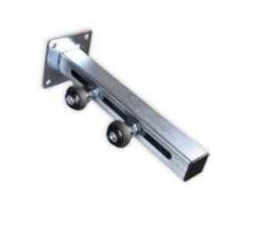 ROLKI PROWADZĄCE 43+2SZT GUMA WSPORNIK REG 0-195MM