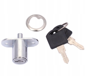 ZAMEK MEBLOWY MODEL 105 BOLCOWY DO DRZWI PRZESUWN.
