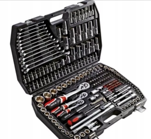 KLUCZE NASADOWE W WALIZCE ZESTAW 218CZ 1/4 1/2 3/8