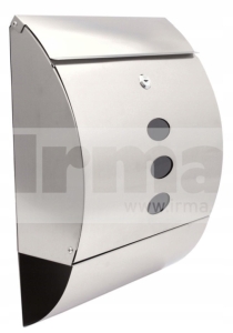 SKRZYNKA NA LISTY XL-3 NIERDZEWNA WYPUKŁA OKIENKA