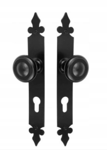 GAŁKA -GAŁKA DRZWIOWA OBROTOWA LIDIA 90W CZARNA XL