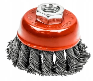 SZCZOTKA DOCZOŁOWA M14 100MM SPLATANA /KRAJOWA/