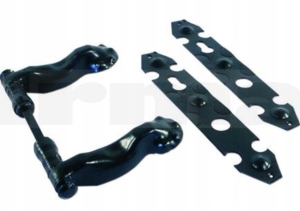 KLAMKA DRZWIOWA KUTA OZDOBNA NKK 90/KLU KWDR:10MM