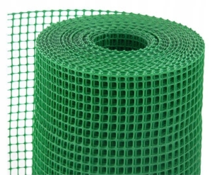 SIATKA PLASTIK 30X30MM 0.4M X25M KONTEROWA ZIELON