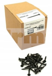 WKRĘTY DO PŁYT GIPSOWYCH DREWNO 120MM BOX 100SZT