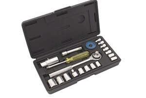 KLUCZE NASADOWE W WALIZCE 21CZ 3/8'' 4-19MM KN21