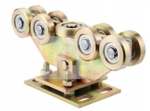 WÓZEK BRAMY OGRODZENIOWEJ 8+1 ROLKA SZYNA 80IPM