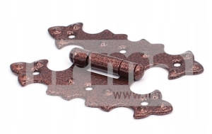 ZAWIAS MEBLOWY ZMU2 OZDOBNY SYMETR MIEDŹ ZMKSMM