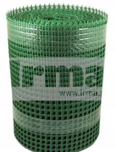 SIATKA PLASTIK 30X30MM 0.6M X25M KONTEROWA ZIELON
