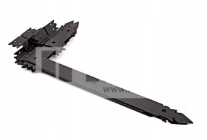 ZAWIAS HRM CZARNY KĄTOWY 30X60CM (KPL 4SZT) KĄDU