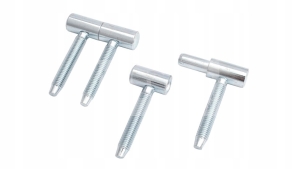 ZAWIAS WKRĘCANY DRZWIOWY 60X13.5MM BIAŁY OCYNK