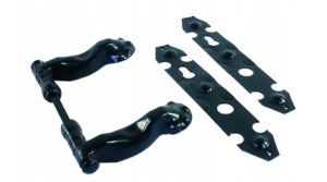 KLAMKA DRZWIOWA KUTA OZDOBNA NKK 72/KLU KWDR:8MM