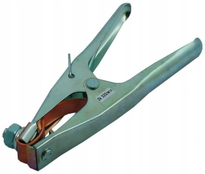 ZACISK SPAWALNICZY KLESZCZOWY DO MASY 160A K150