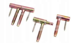 ZAWIAS WKRĘCANY DRZWIOWY 15MM Z 2-MA WKRĘTAMI