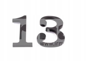 CYFRA NUMER NA DOM PLASTIKOWA 8 CZARNA-17.5CM