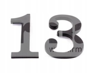 CYFRA NUMER NA DOM PLASTIKOWA 7 CZARNA-17.5CM