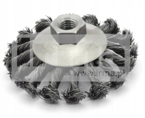 SZCZOTKA KĄTOWA M14 120MM SPLATANA /KRAJOWA/