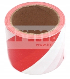 TAŚMA OSTRZEGAWCZA 80/500MB(BIAŁO/CZERWONA)