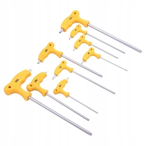 KLUCZE TORX CR.V 9CZ Z RĄCZKAMI T 2-10MM
