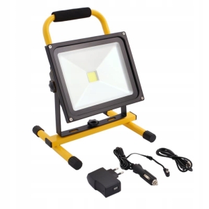 NAŚWIETLACZ LED SMD PRZENOŚNY ŁADOWALNY 30W PRO+