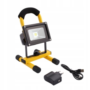 NAŚWIETLACZ LED SMD PRZENOŚNY ŁADOWALNY 10W PRO+