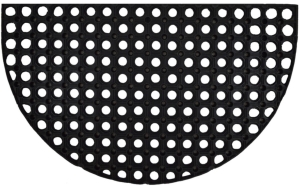 WYCIERACZKA 45X75CM GUMOWA PÓŁOKRĄGŁA 22MM