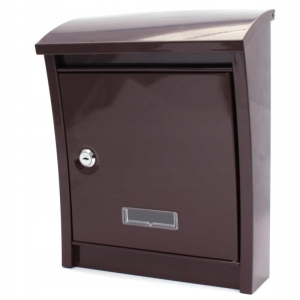 SKRZYNKA NA LISTY DALMATIA BRĄZ 25X32X8-12CM