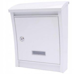 SKRZYNKA NA LISTY DALMATIA BIAŁA 25X32X8-12CM