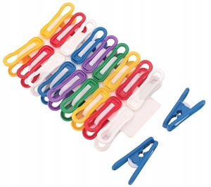 KLAMERKI SPINACZE DO BIELIZNY 20SZT 'LADY'